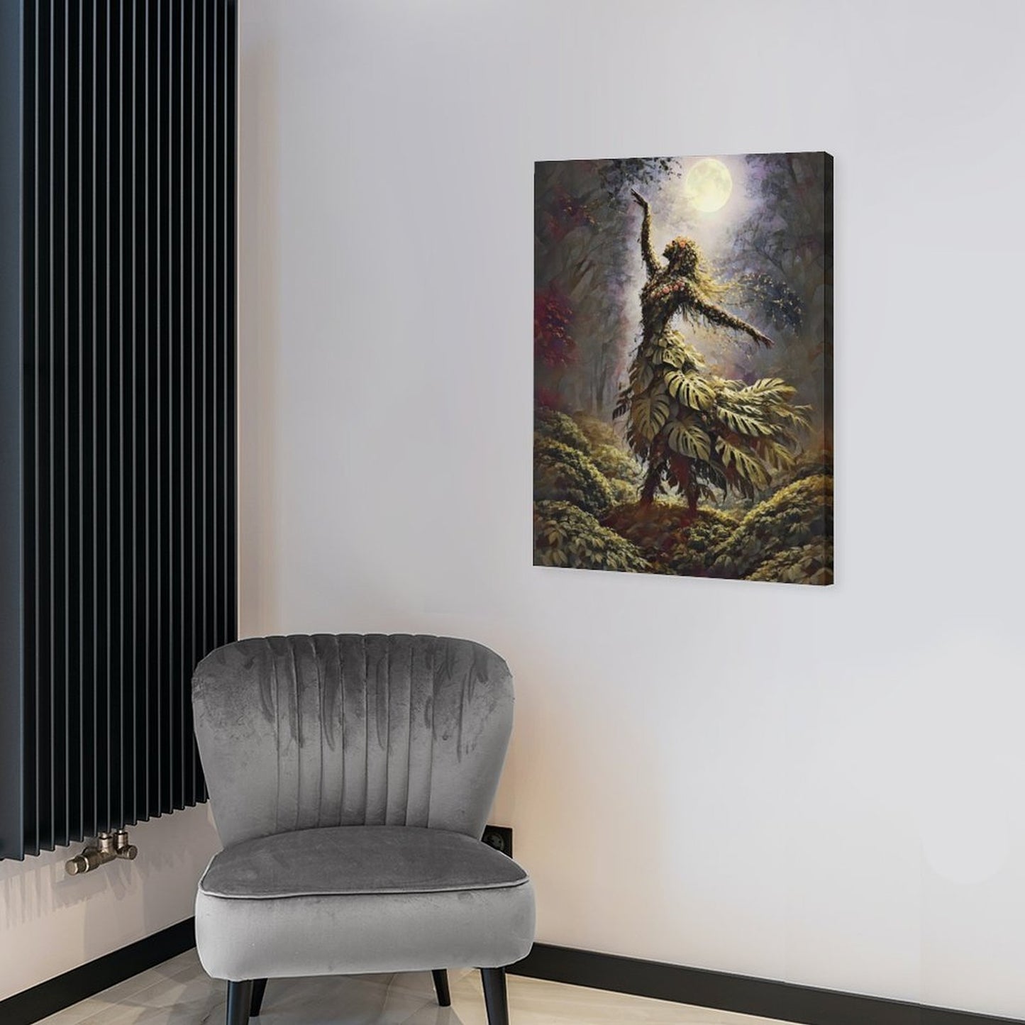 20"x16" Canvas Print Monstera Dance