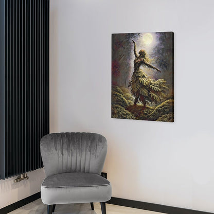 20"x16" Canvas Print Monstera Dance