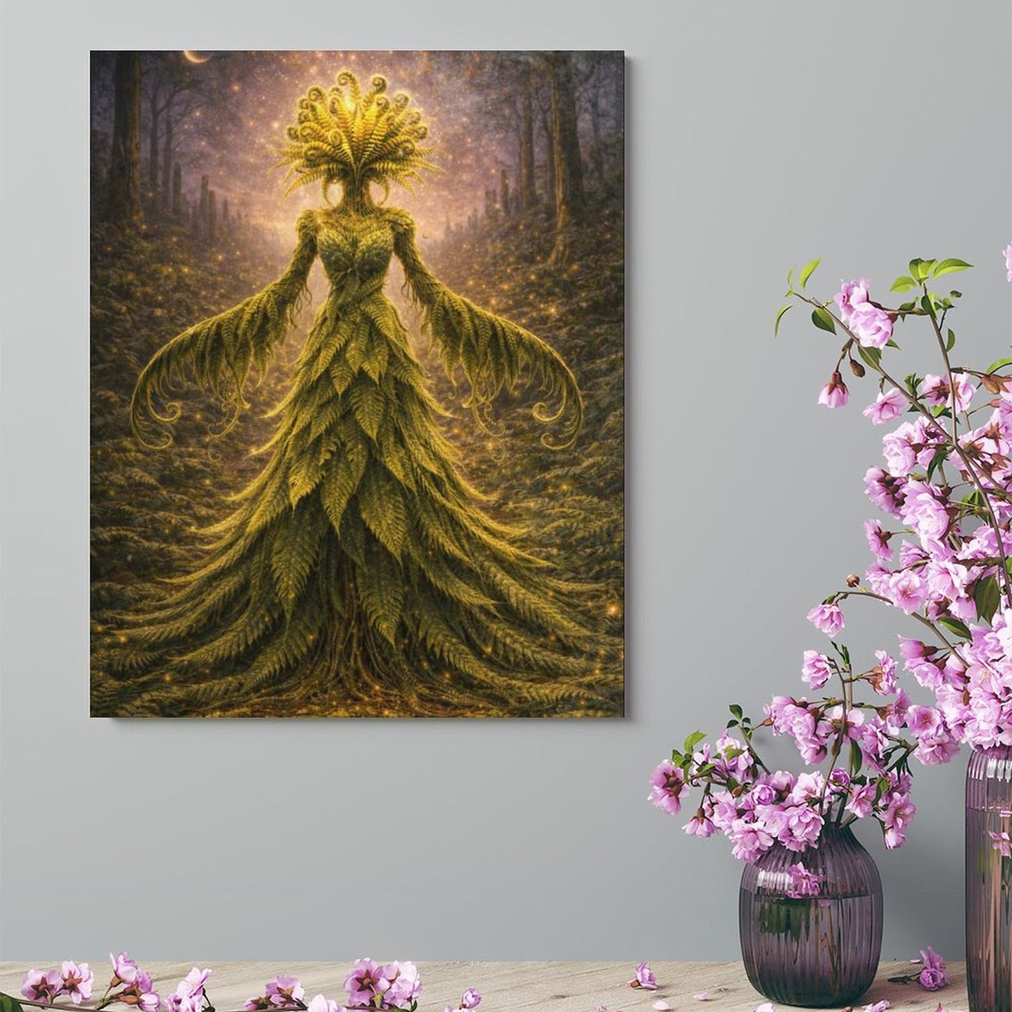 20"x16" Canvas Print Fern