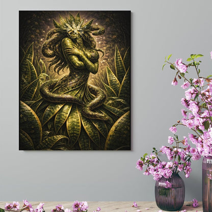 20"x16" Canvas Print Snake Plant