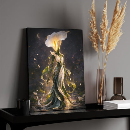 20"x16" Canvas Print Calla Lily