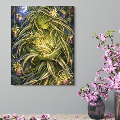 20"x16" Canvas Print Spider Plant