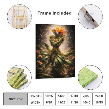 20"x16" Canvas Print Bird of Paradise