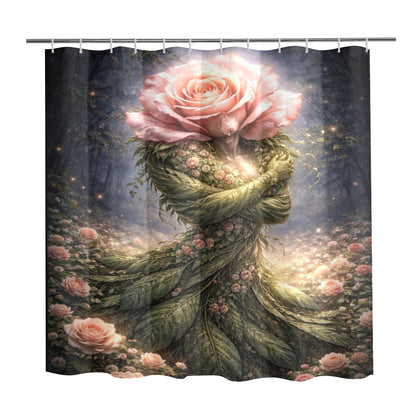 Plant Love Shower Curtain Rose 72" x 72"