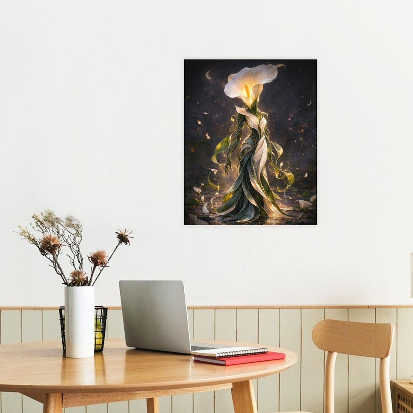 20"x16" Canvas Print Calla Lily