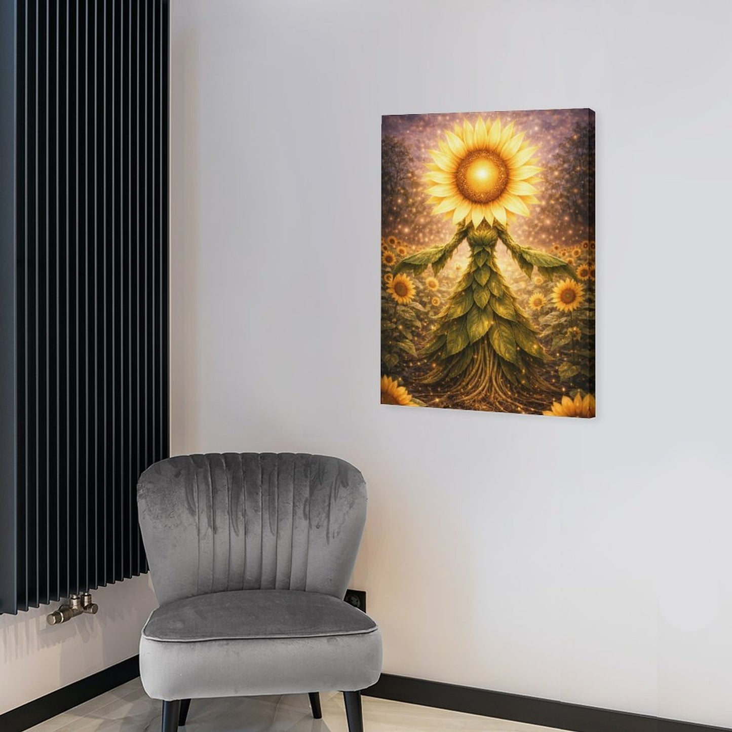 20"x16" Canvas Print Sunflower