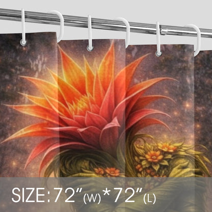 Plant Love Shower Curtain Bromeliad 72" x 72"