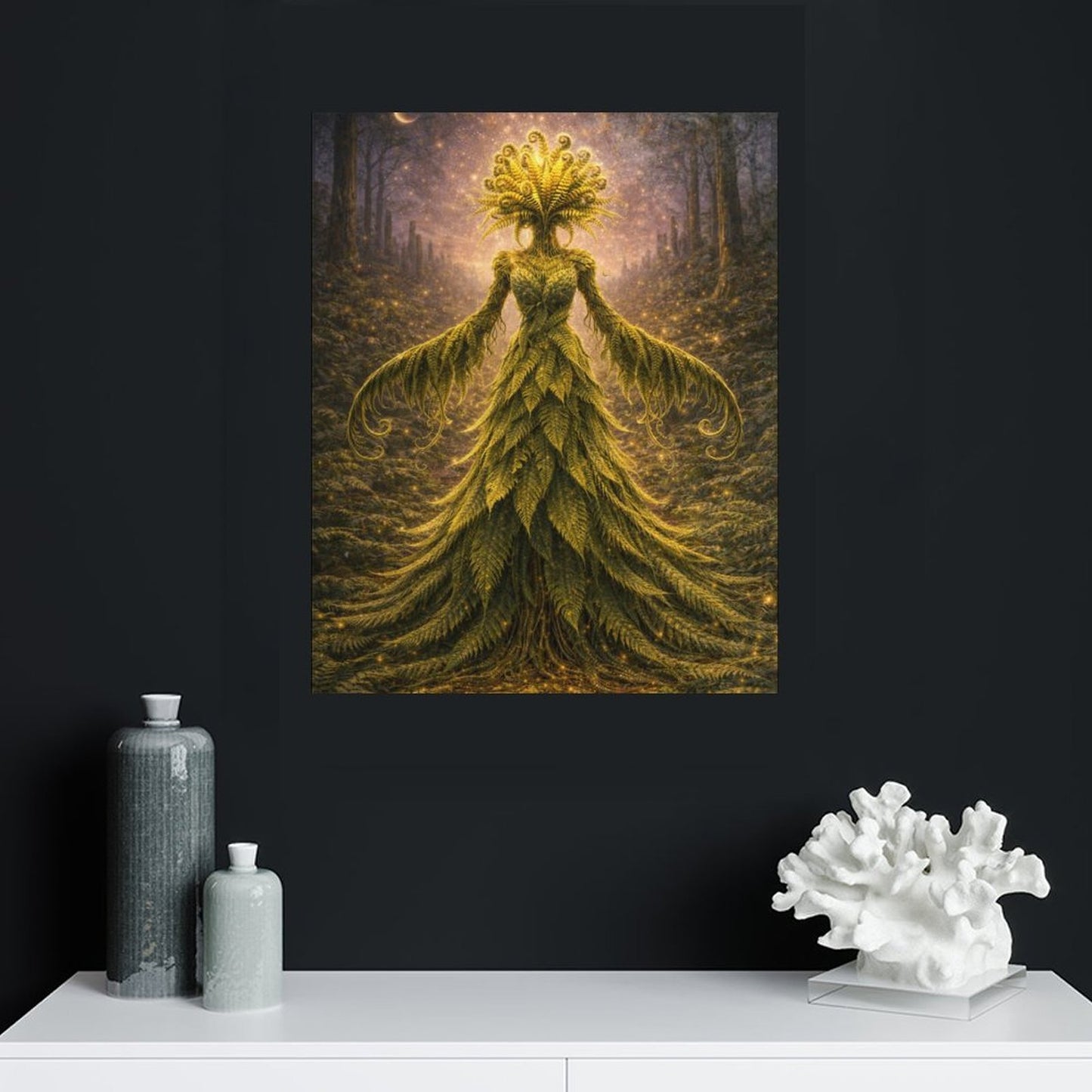 20"x16" Canvas Print Fern