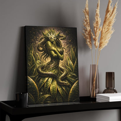 20"x16" Canvas Print Snake Plant