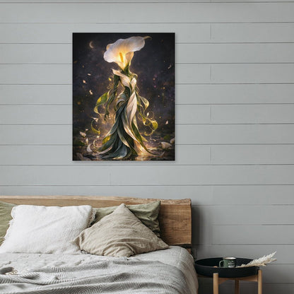 20"x16" Canvas Print Calla Lily