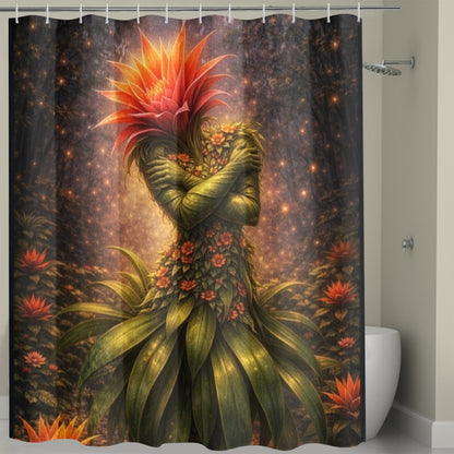 Plant Love Shower Curtain Bromeliad 72" x 72"