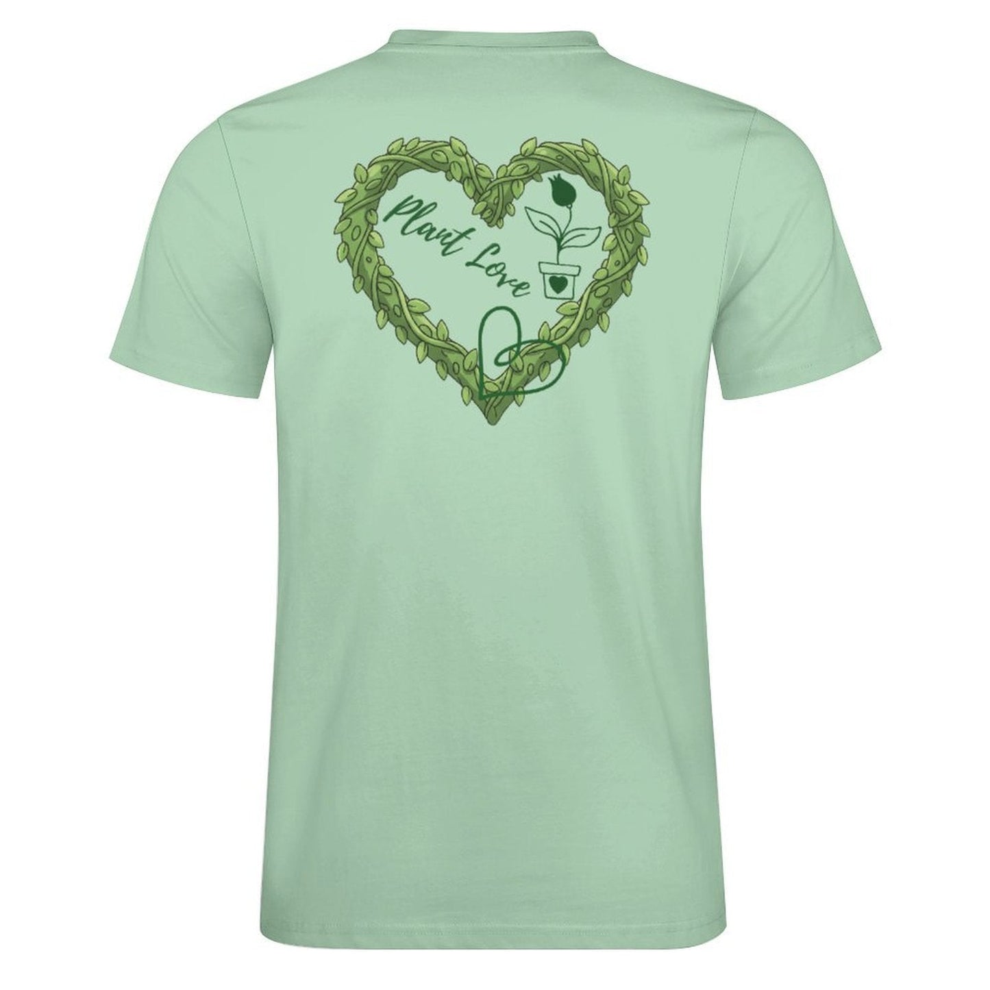 Plant Love Ice Silk Tee - Red Anthurium