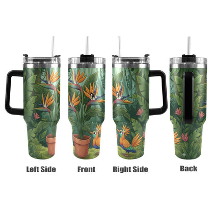 Plant Love Bird of Paradise 40oz Stainless Steel Tumbler