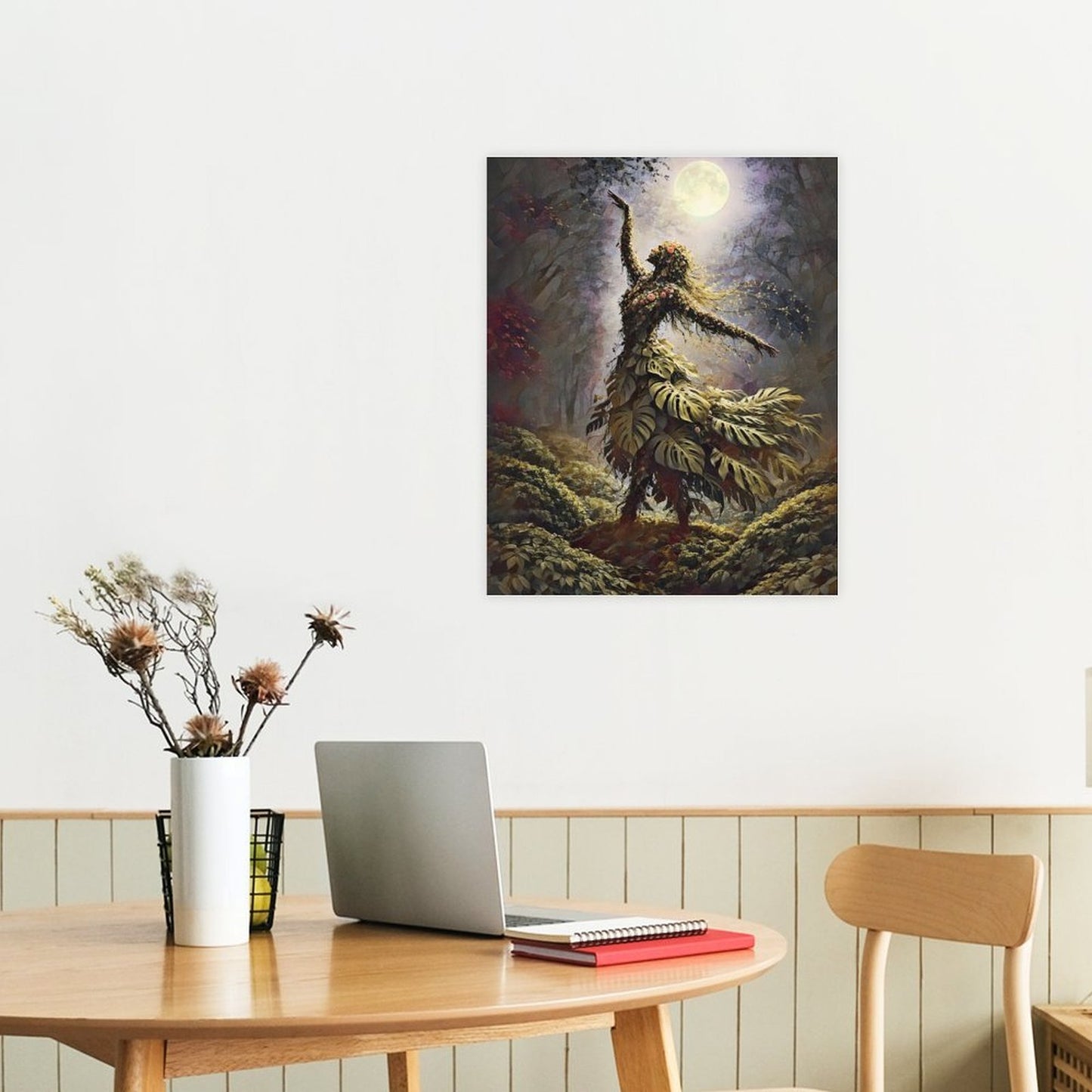 20"x16" Canvas Print Monstera Dance