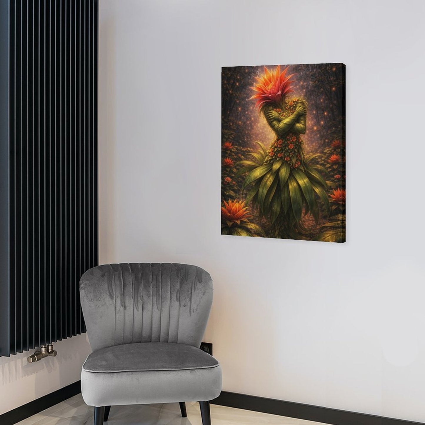20"x16" Canvas Print Bromeliad
