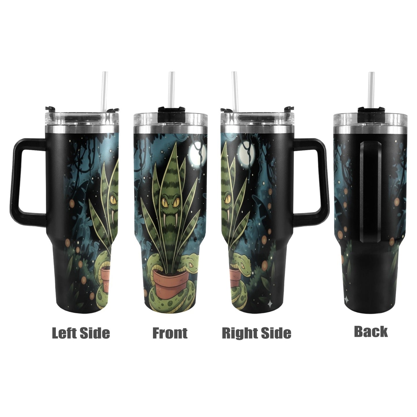 Plant Love Snake Plant 40oz Stainless Steel Tumbler