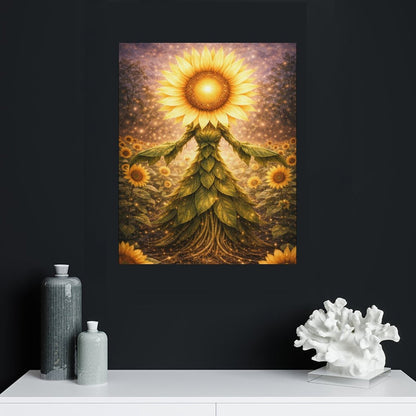 20"x16" Canvas Print Sunflower