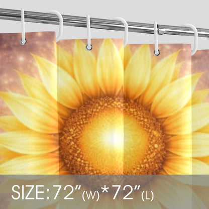 Plant Love Shower Curtain Sunflower 72" x 72"