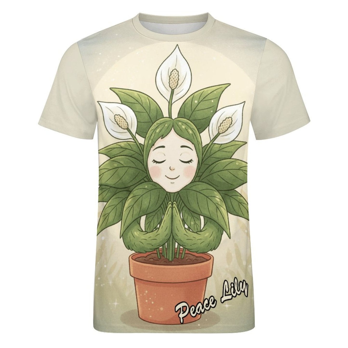 Plant Love Ice Silk Tee - Peace Lily