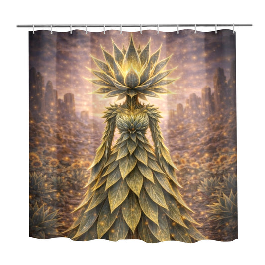 Plant Love Shower Curtain Agave 72" x 72"