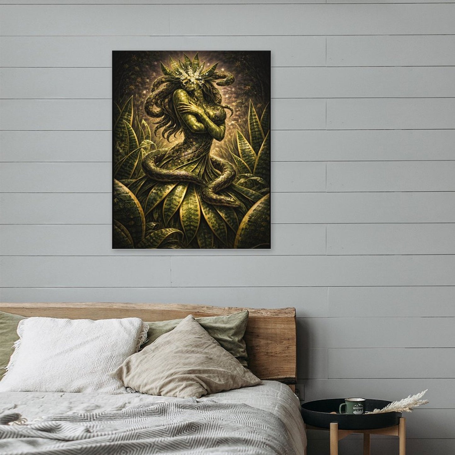 20"x16" Canvas Print Snake Plant