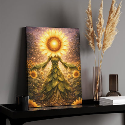 20"x16" Canvas Print Sunflower
