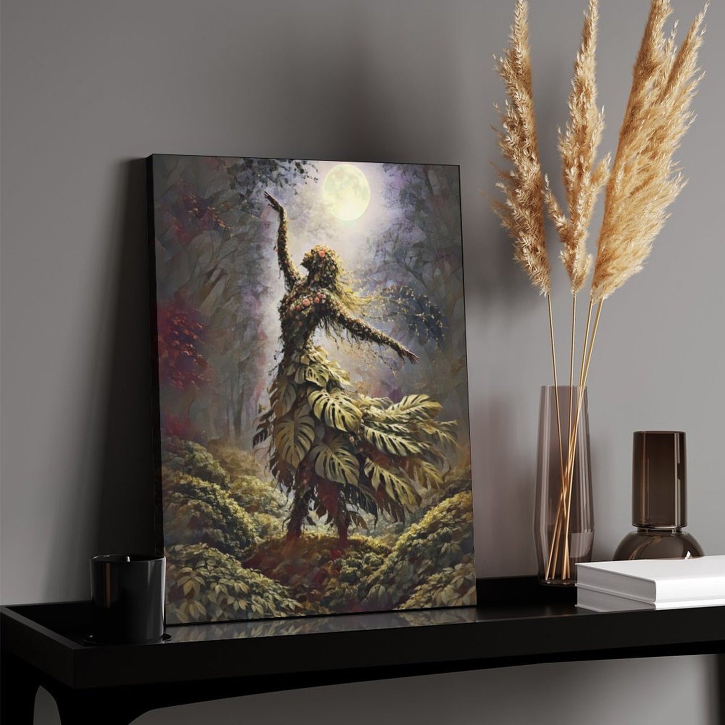 20"x16" Canvas Print Monstera Dance