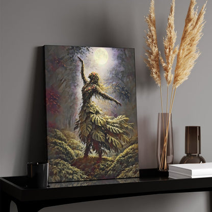 20"x16" Canvas Print Monstera Dance
