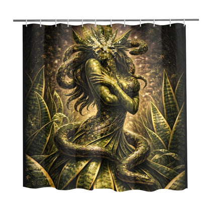 Plant Love Shower Curtain Snake Plant 72" x 72"