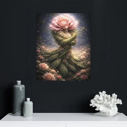 20"x16" Canvas Print Rose