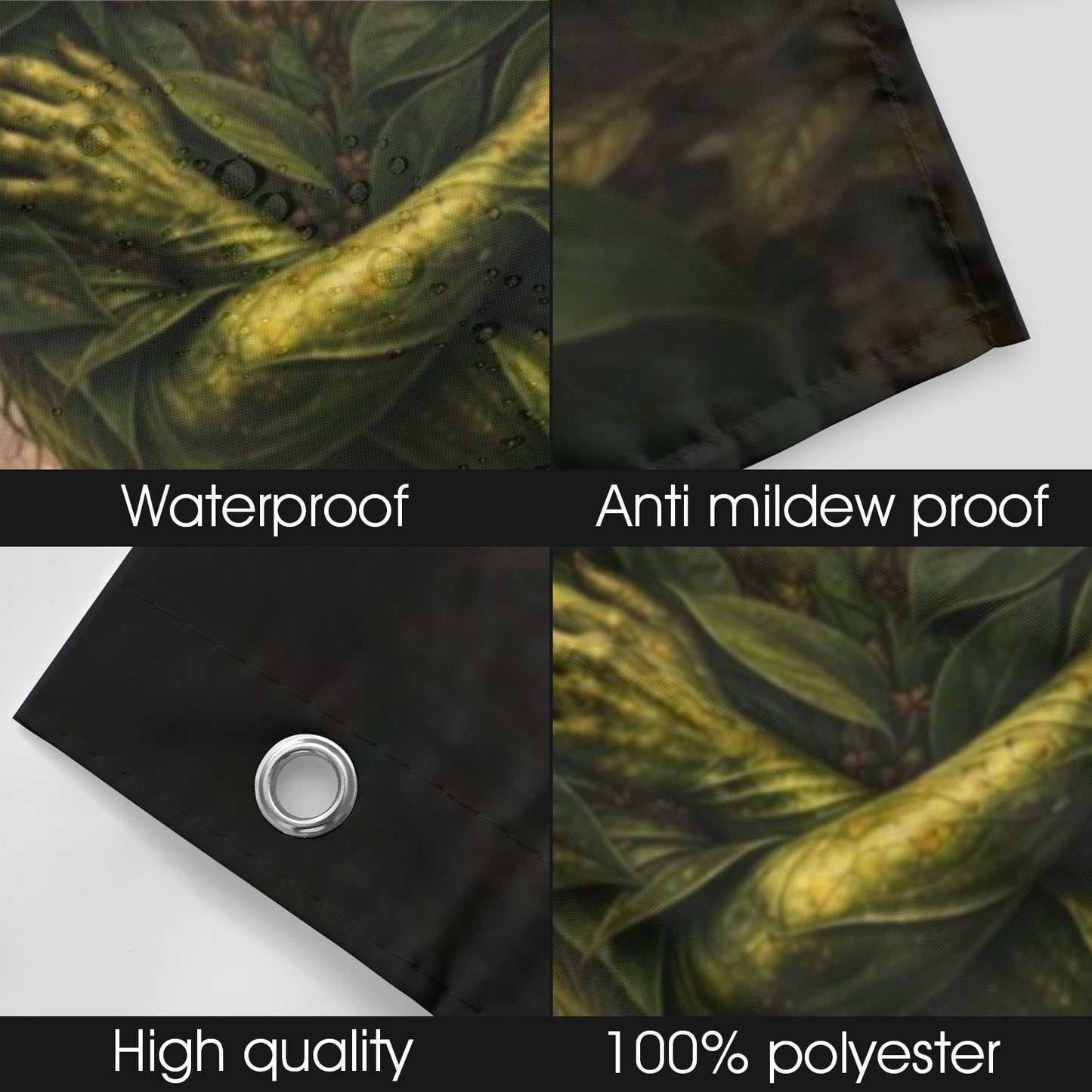 Plant Love Shower Curtain Anthurium 72" x 72"