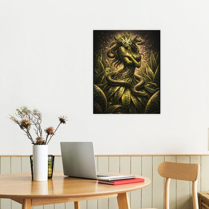 20"x16" Canvas Print Snake Plant