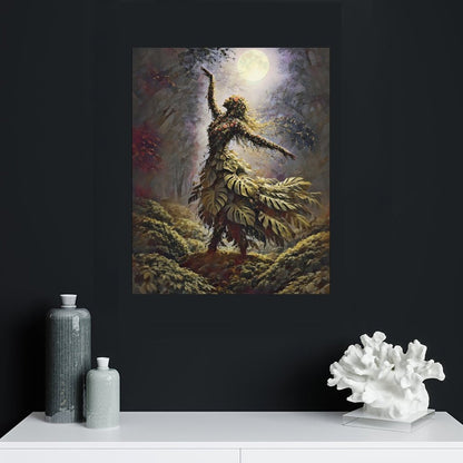 20"x16" Canvas Print Monstera Dance