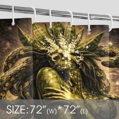 Plant Love Shower Curtain Snake Plant 72" x 72"