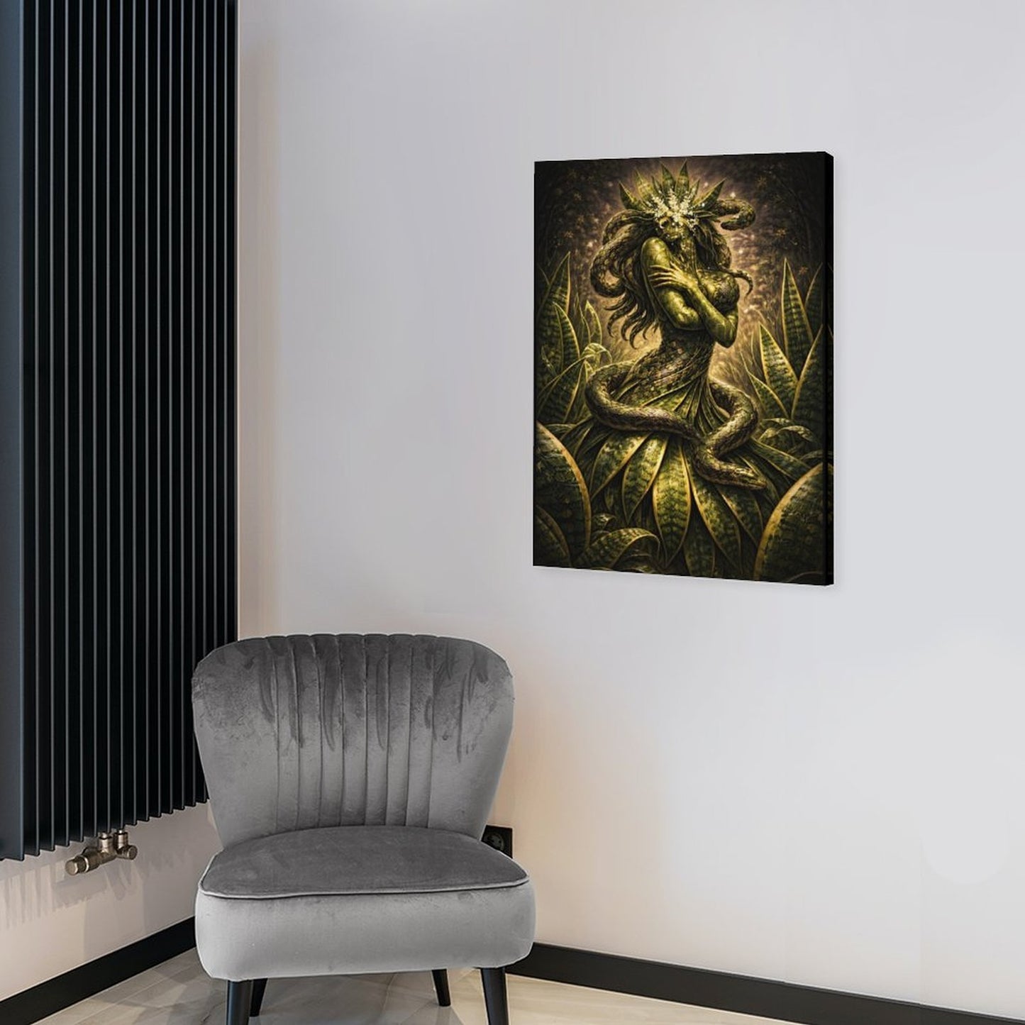 20"x16" Canvas Print Snake Plant