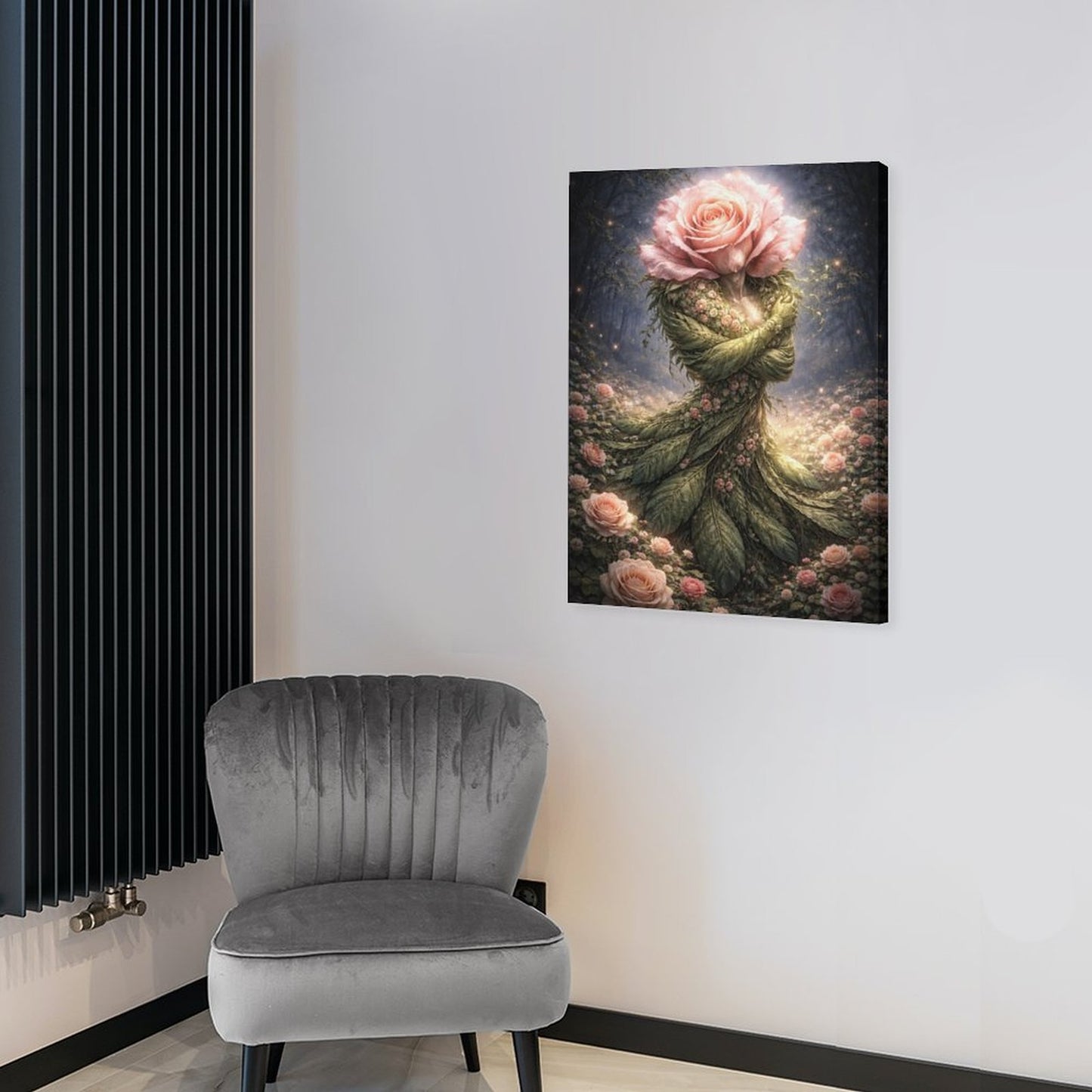 20"x16" Canvas Print Rose