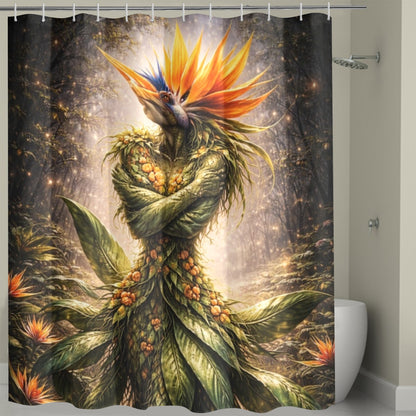 Plant Love Shower Curtain Bird of Paradise 72" x 72"