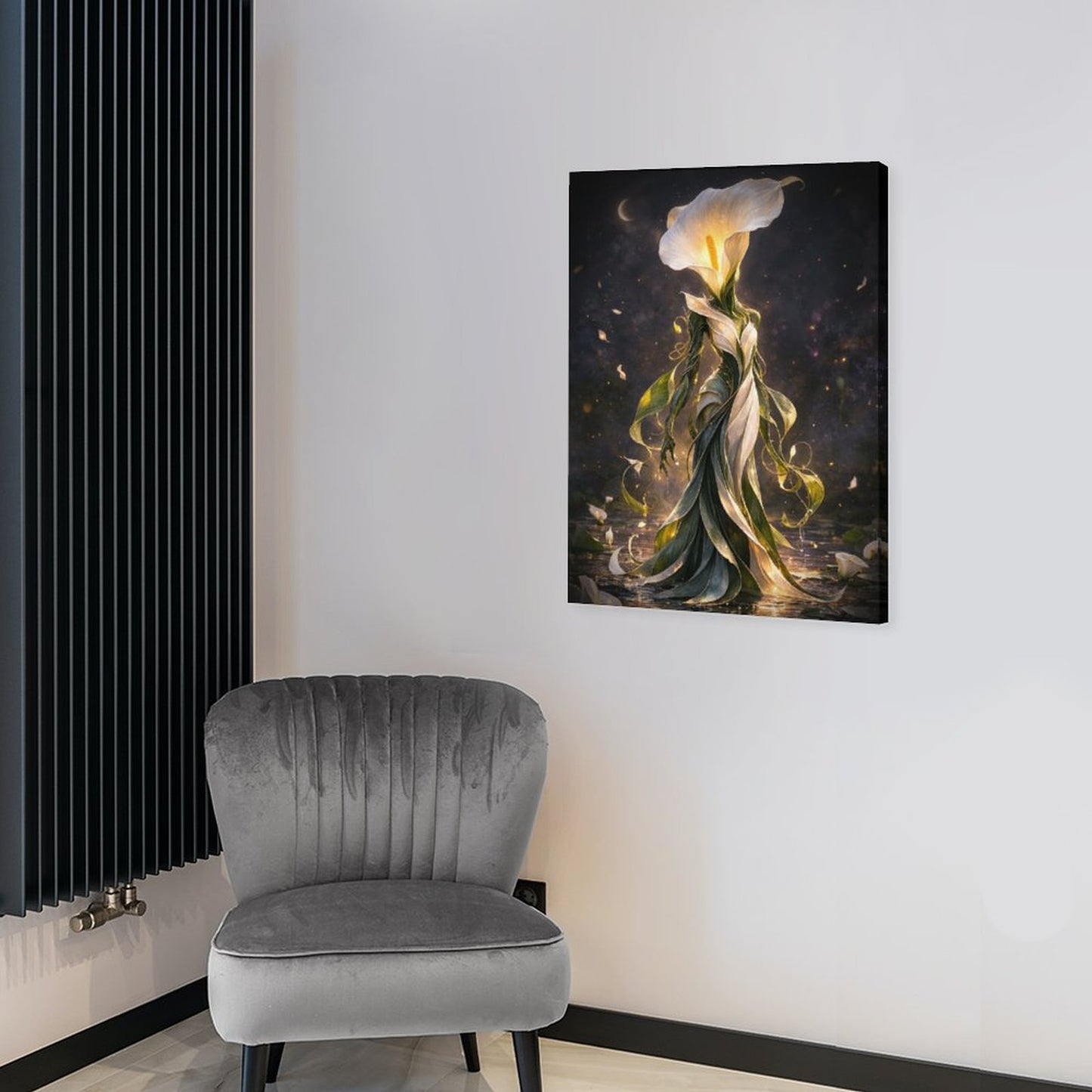 20"x16" Canvas Print Calla Lily