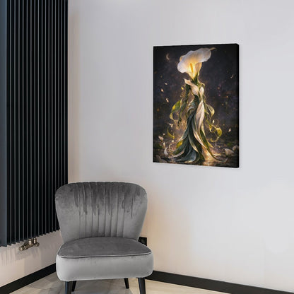 20"x16" Canvas Print Calla Lily
