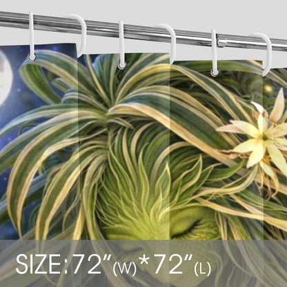 Plant Love Shower Curtain Spider Plant 72" x 72"