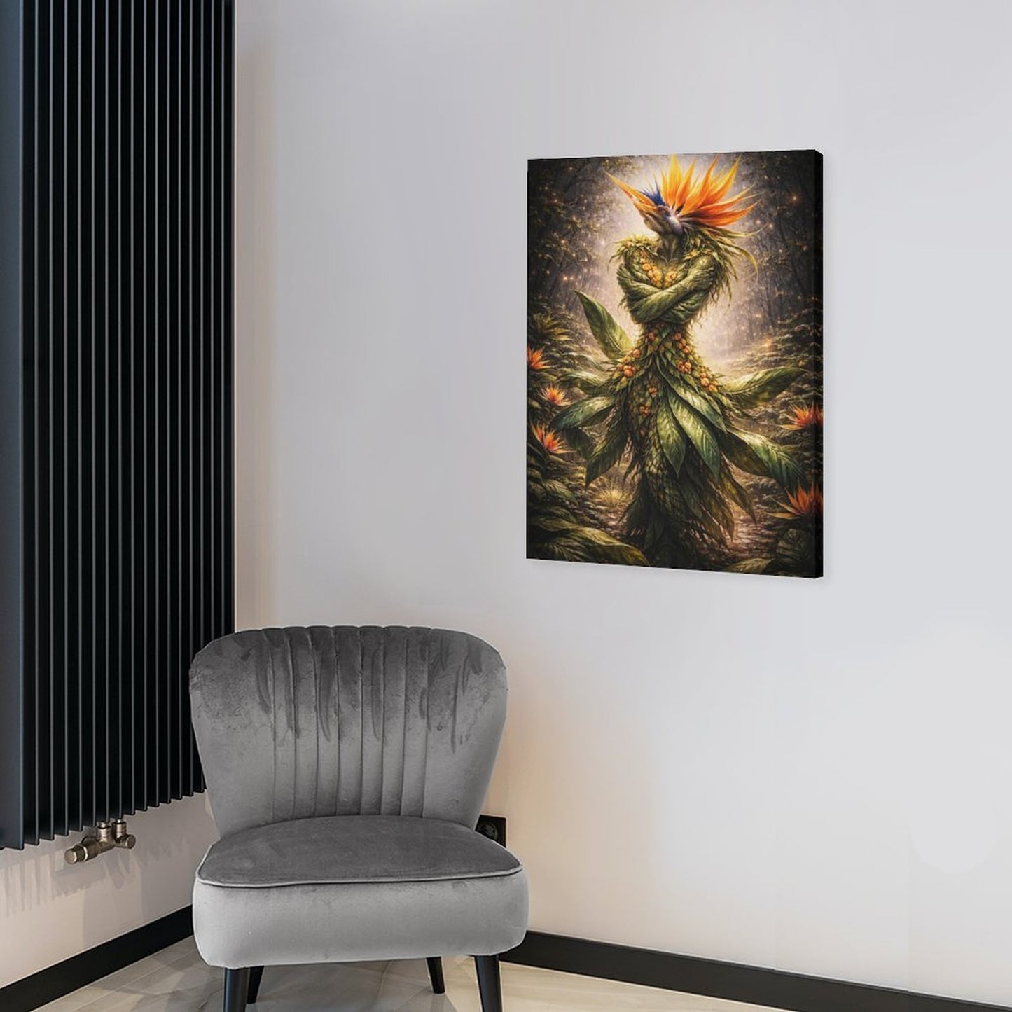 20"x16" Canvas Print Bird of Paradise