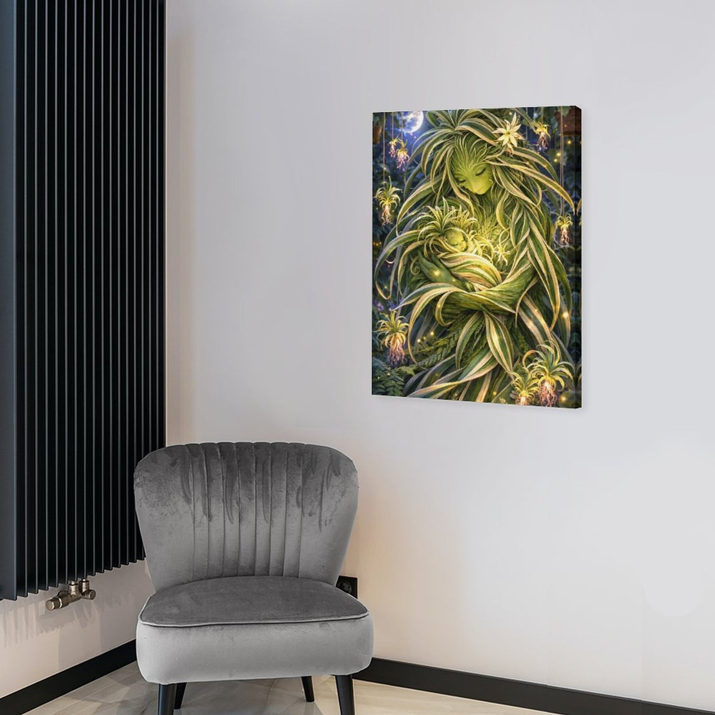 20"x16" Canvas Print Spider Plant