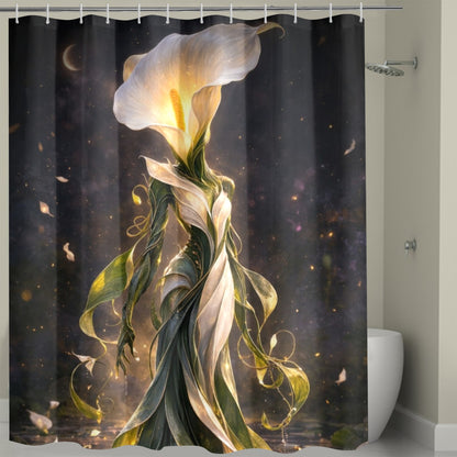 Plant Life Shower Curtain Calla Lily 72" x 72"