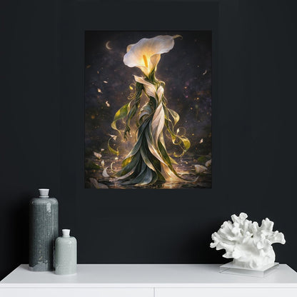 20"x16" Canvas Print Calla Lily