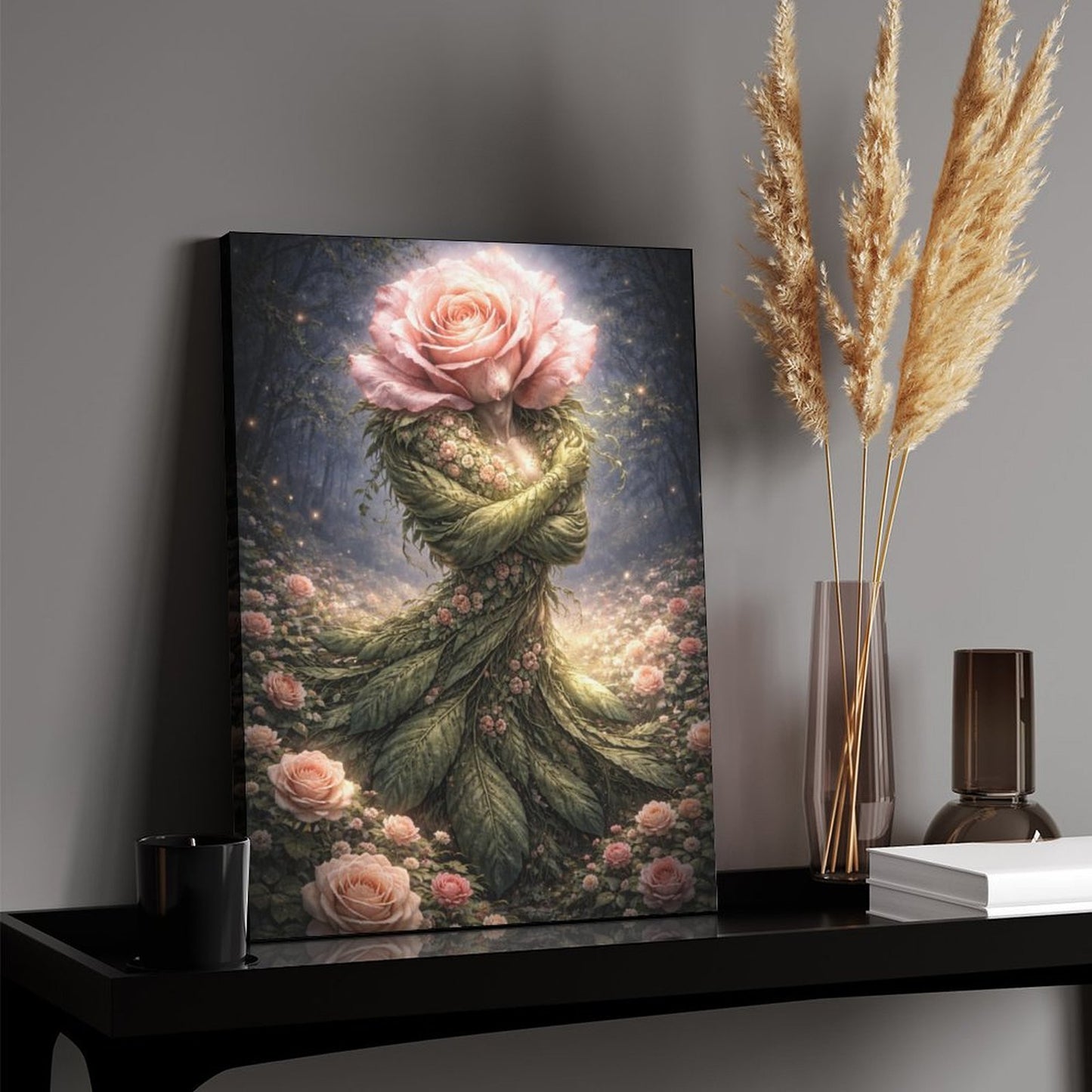 20"x16" Canvas Print Rose
