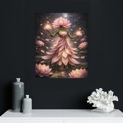 20"x16" Canvas Print Lotus