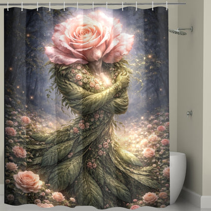 Plant Love Shower Curtain Rose 72" x 72"