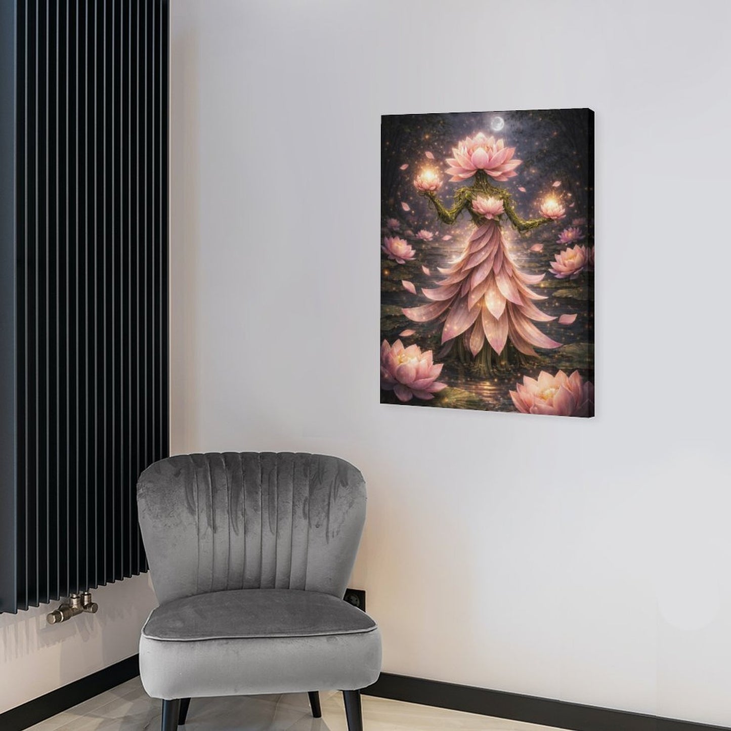 20"x16" Canvas Print Lotus