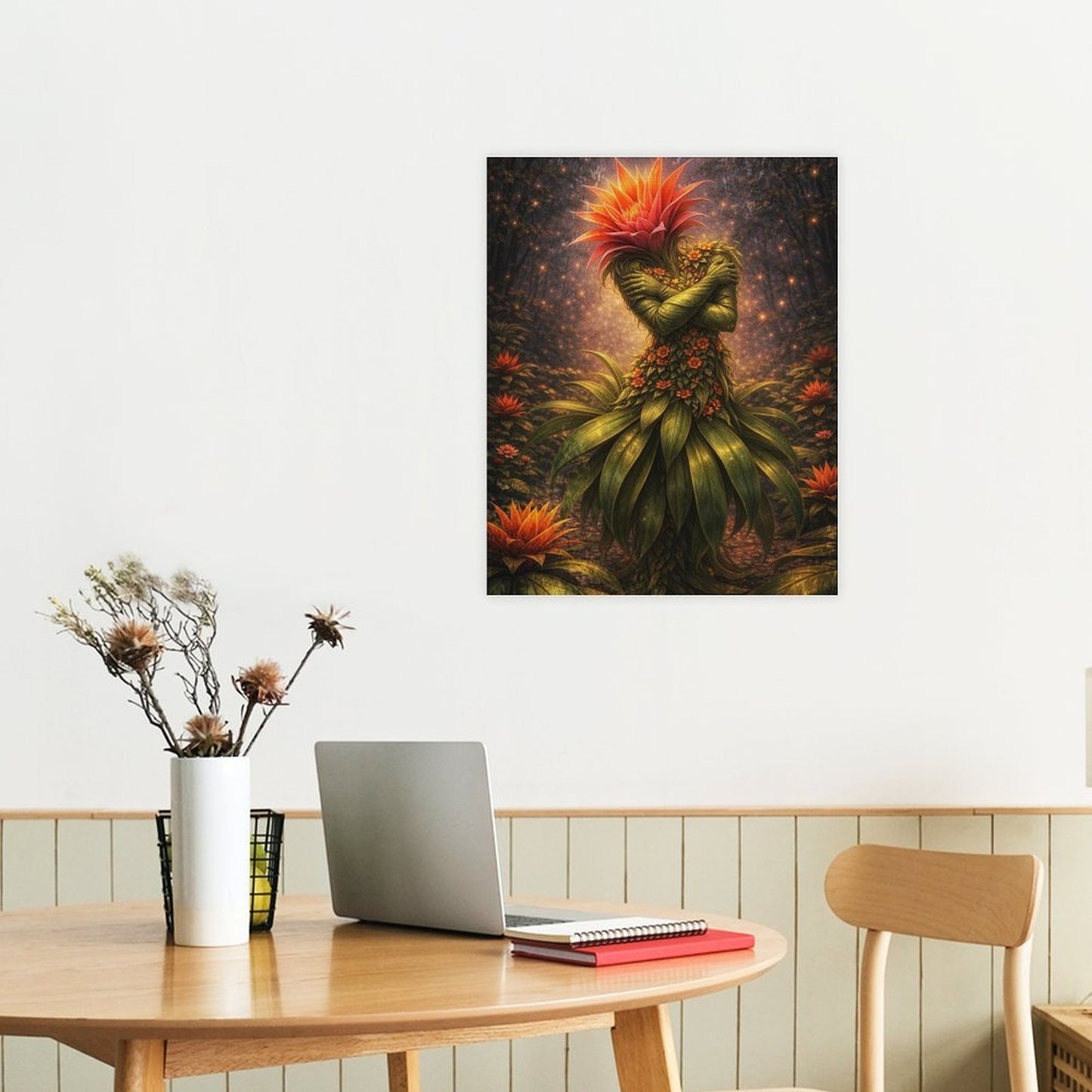 20"x16" Canvas Print Bromeliad