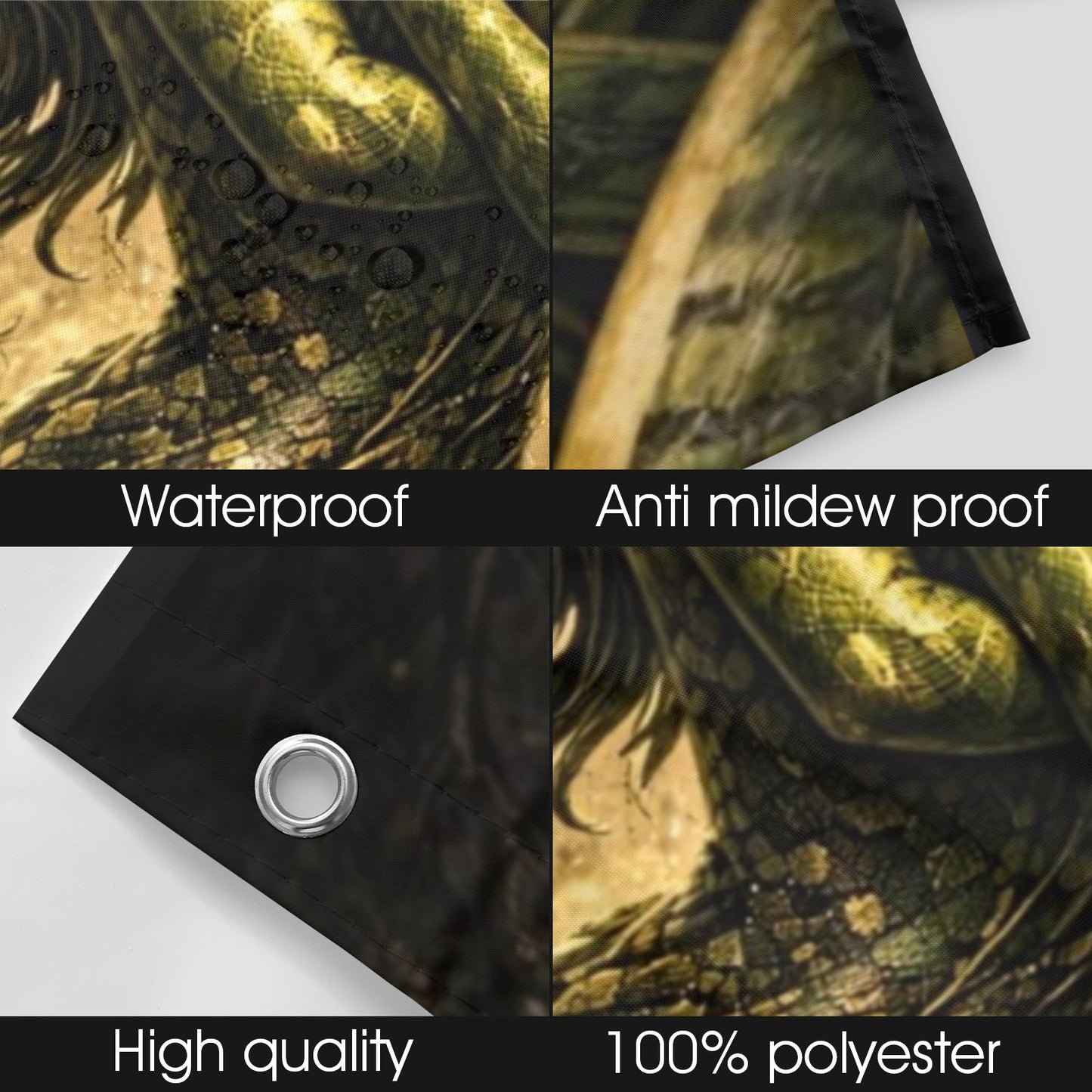 Plant Love Shower Curtain Snake Plant 72" x 72"